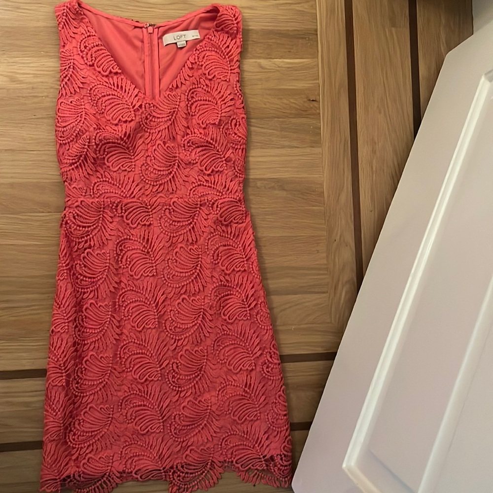 Ann taylor loft lace dress